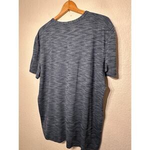 Lululemon‎ Pulse Slub Rulu Short Sleeve Shirt Heathered Alberta Lake XXL